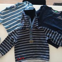 Set 3 maglioncini/felpine 2/3 anni come nuovi