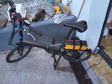 bici elettrica pieghevole modificata 