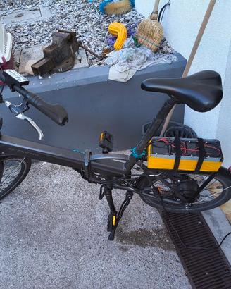 bici elettrica pieghevole modificata 