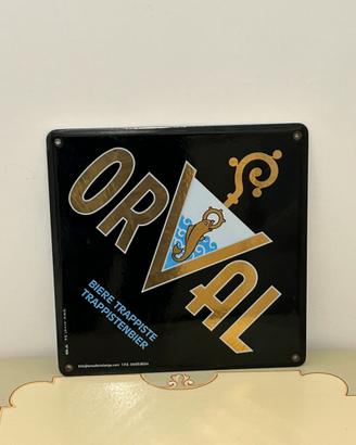 Orval insegna originale smaltata
