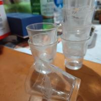 bicchieri serigrafati liquore vintage