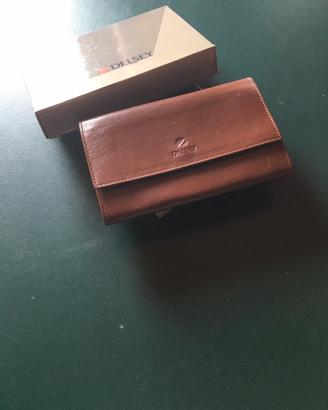 Delsey portafoglio nuovo in pelle