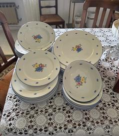 Servizio piatti 6 persone Bouquet di primavera