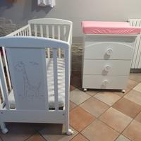 Lettino piu fasciatoio con bagnetto foppapedretti