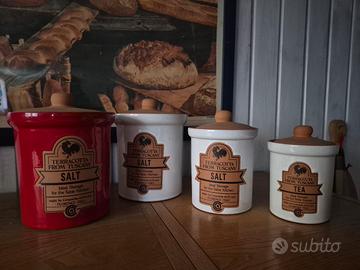 contenitore terracotta smaltata 