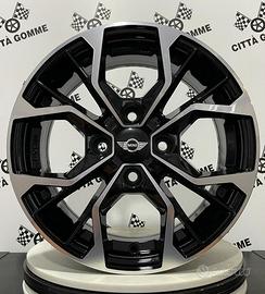 4 CERCHI IN LEGA MINI ONE COOPER CLUBMAN DA 15