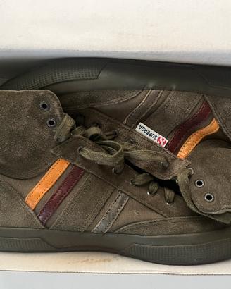 Superga cotone/camoscio