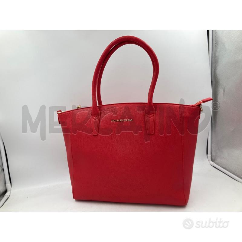 Borsa rossa hot sale trussardi jeans