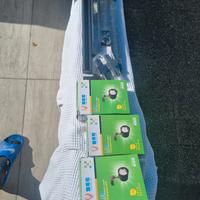 4 faretti LED e 4 rotaie 