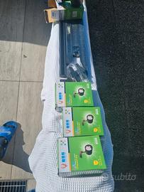 4 faretti LED e 4 rotaie 