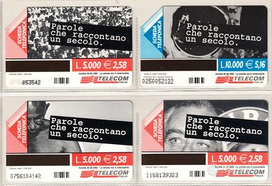 Schede Telef. "Parole che raccontano un secolo"