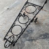 Carretto Porta Vasi / Fioriera in Ferro Battuto Ar