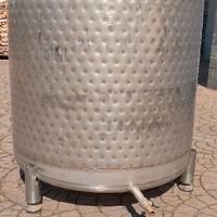 Botte in acciaio per trasporto vino