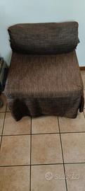 pouf letto singolo con materasso