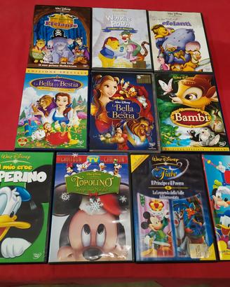 Lotto n.10 DVD Walt Disney, cartoni animati