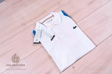 Polo Lacoste Sport - Bianco e Blu - Taglia 3 (S)
