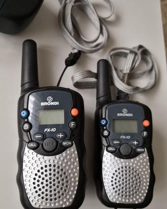 Walkie talkie / ricetrasmittenti Brondi PMR FX-10