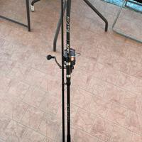 Set di 2 canne carp fishing e