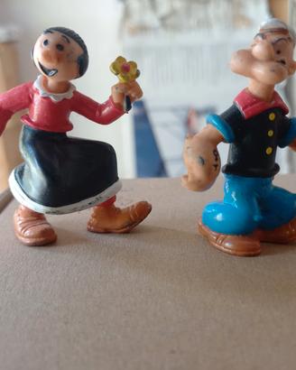 pupazzi Olivia e Popeye 1981