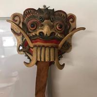 Maschera originale balinese intagliata a mano