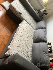 Divano 3 posti/letto matrimoniale