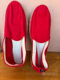 Scarpe espadrillas rigate nuove