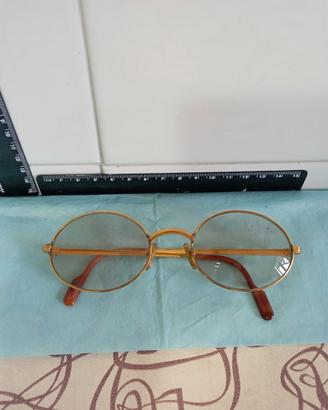 Occhiali Cartier vintage oro 53-22 Made in France