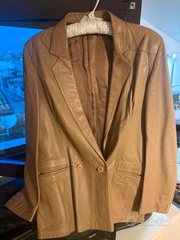 Giacca in pelle anni 80