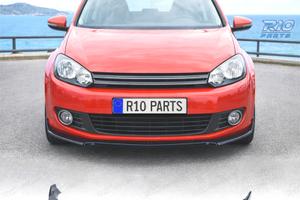 SPOILER LIP VOLKSWAGEN VW GOLF 6 08-12 ASPECTO DE 