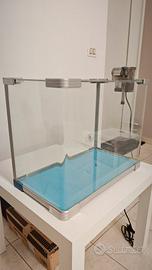 acquario vetro frontale curvo 40 litri 