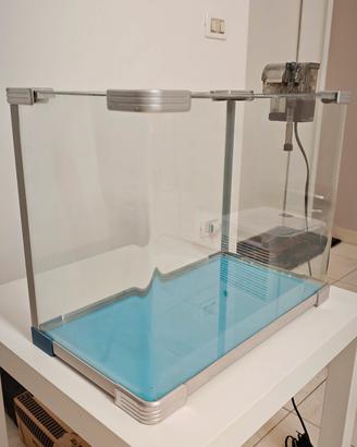 acquario vetro frontale curvo 40 litri 