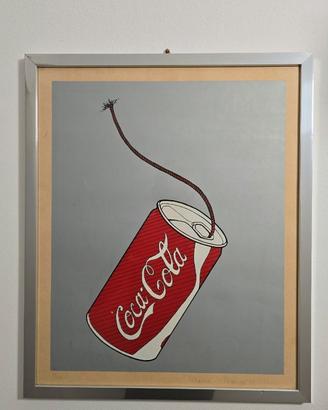 Serigrafia Coca Cola Maria Maruzzo 1977 ( Quadro )