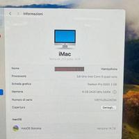 Imac 21.5 usato