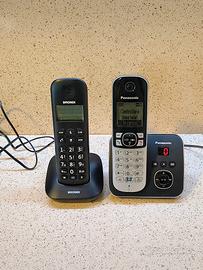 Telefoni cordless digitali Panasonic + Brondi