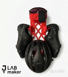 Organizer appendino parete Casco Scarpe Occhiali