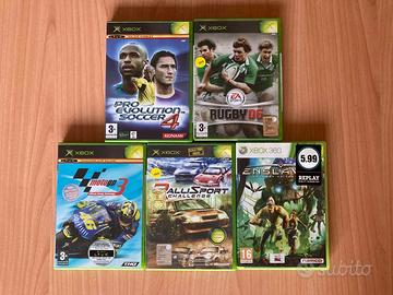 Giochi XBOX 360 - PES 4, MOTOGP 3, RUGBY 06, ...