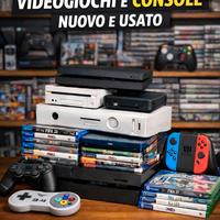 videogiochi e console sia nuovo che usato