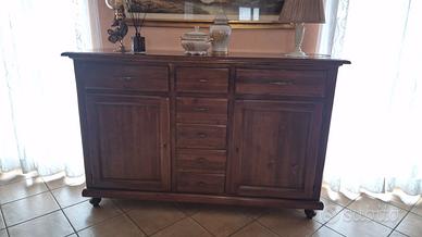 Madia antichizzata in legno