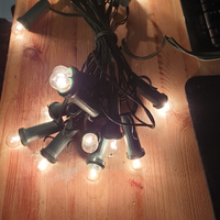 Ghirlanda luce chiara per feste