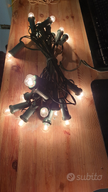 Ghirlanda luce chiara per feste