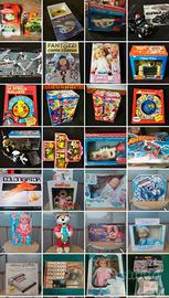 Giocattoli vintage fondo di magazzino anni 80 90