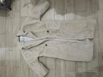 Elegante cappotto in pelliccia finta