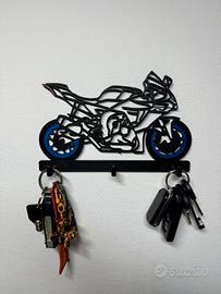 APPENDICHIAVI DA MURO STAMPATI IN 3D YAMAHA R1-R6