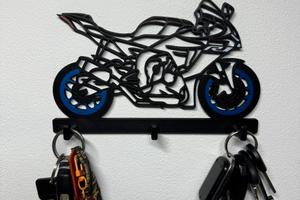APPENDICHIAVI DA MURO STAMPATI IN 3D YAMAHA R1-R6
