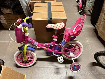 Bici bambina minnie a rotelle