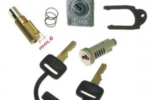 Kit serratura bloccasterzo e bauletto Vespa