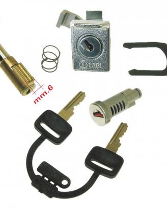 Kit serratura bloccasterzo e bauletto Vespa