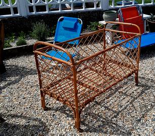 lettino bambù/vimini