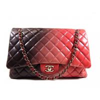 Chanel 2.55 Maxi Jumbo Agnello Tricolor