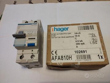 DIFFERENZIALE MAGNETOTERMICO HAGER AFA810H